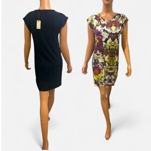 Ted Baker Floral Black Dress US6